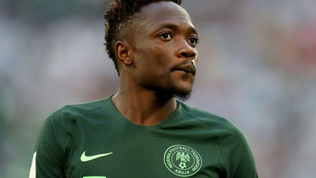 Ahmed Musa ba zai buga wasa da Ukraine ba - BBC News Hausa