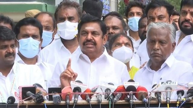 எடப்பாடி செய்தியாளர் சந்திப்பு.