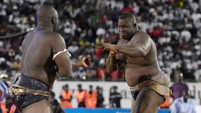 Lors de son dernier combat à Dakar