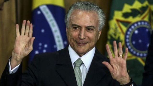 Président Michel Temer Brésil
