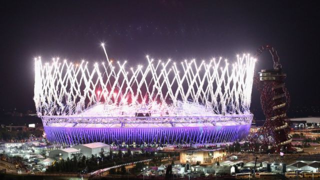 Fogos de artifício nos Jogos de Londres