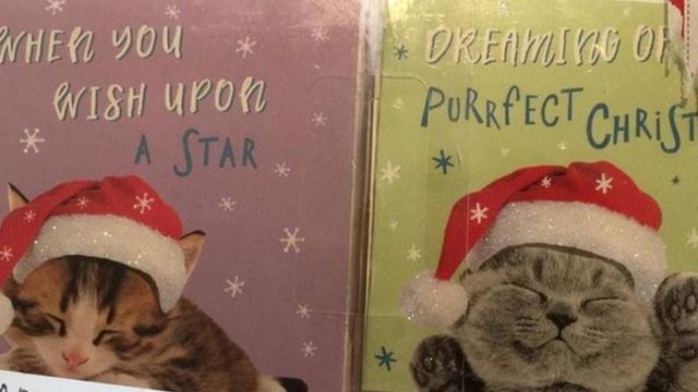 Las tarjetas de Tesco con gatitos
