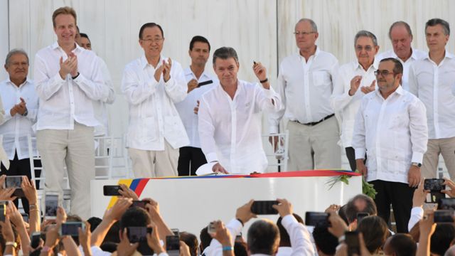Firma de paz con las FARC