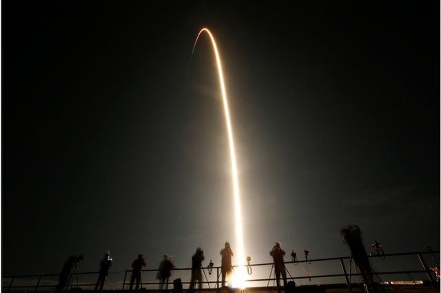 Rocket launched from Kennedy Space Center in Florida, USA