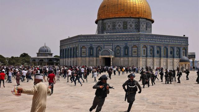 درگیری در سال ۲۰۲۱ در مسجد الاقصی، سومین مکان مقدس در اسلام و همچنین مقدس‌ترین مکان برای یهودیان، معروف به کوه معبد