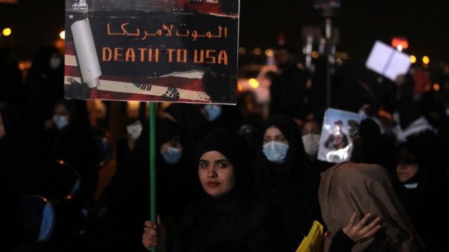 تجمع در نزدیکی فرودگاه بغداد