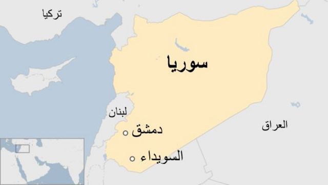 خريطة لسوريا