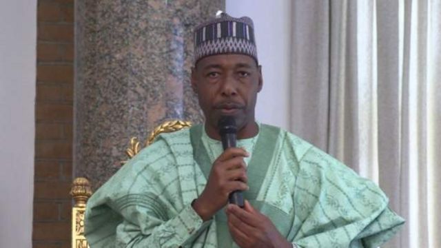 Selon Babagana Zulum de Borno, l'armée manque de personnel pour combattre les militants
