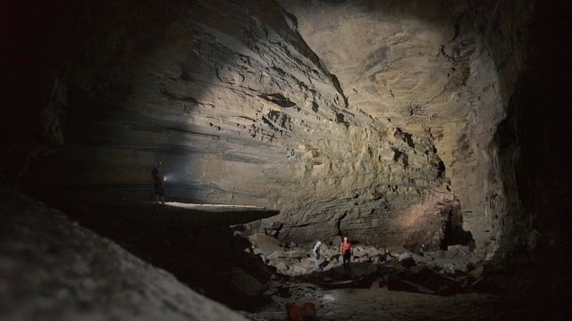 El interior de la Cueva de los Tayos Foto: Miguel Garzón