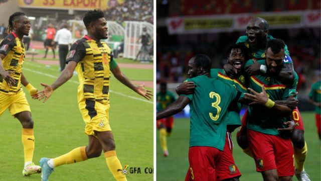 Partey and Cameroon celebrate qualification