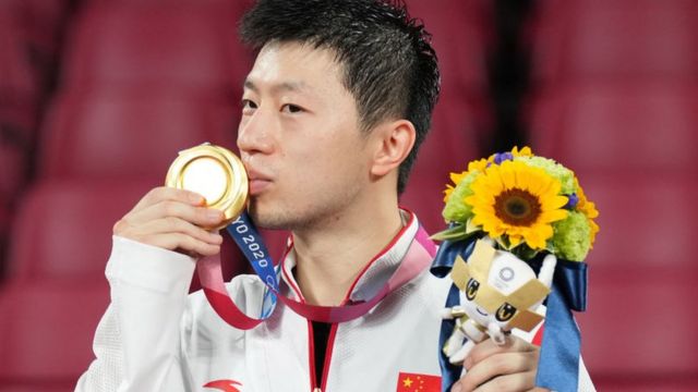 Gold for China in table tennis