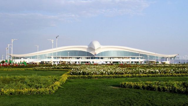 Aeropuerto de Ashgabat, Turkmenistán.
