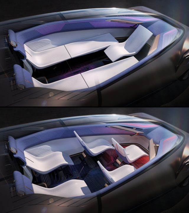 چیدمان صندلی‌های تئورما قابل تغییر است