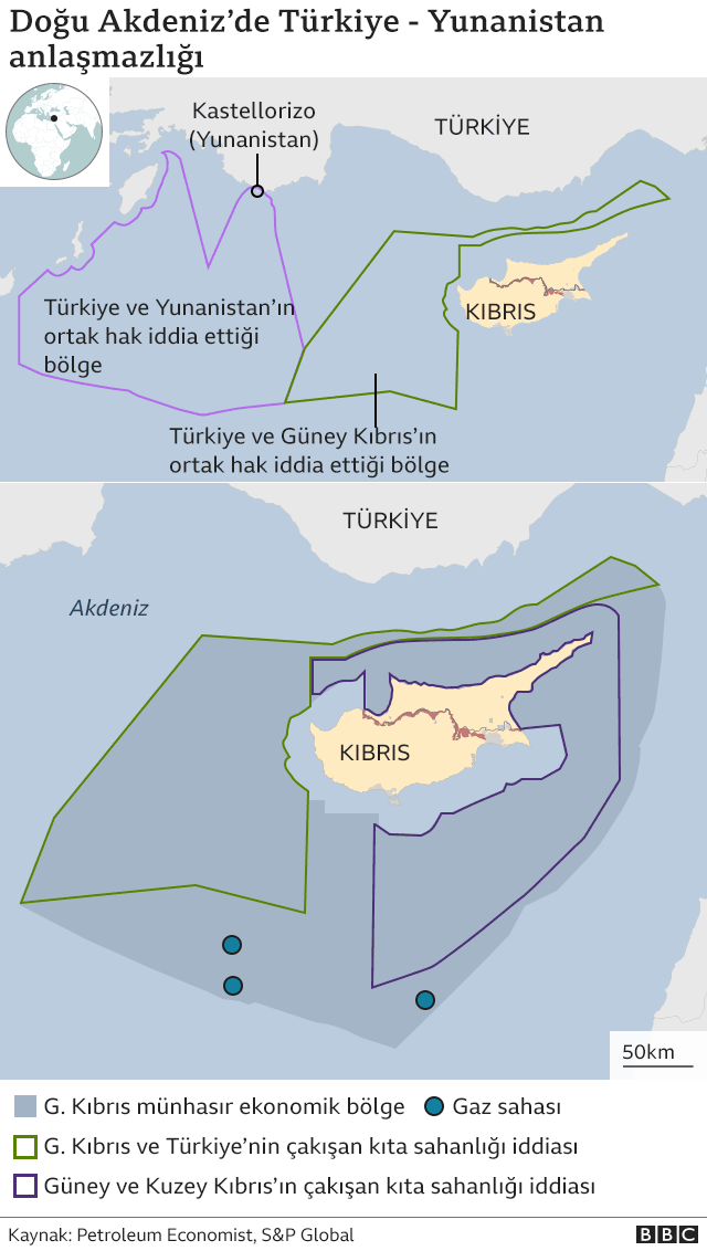 Doğu Akdeniz harita