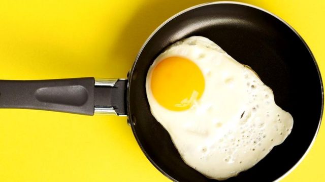 Яйцо, поджаренное на сковороде