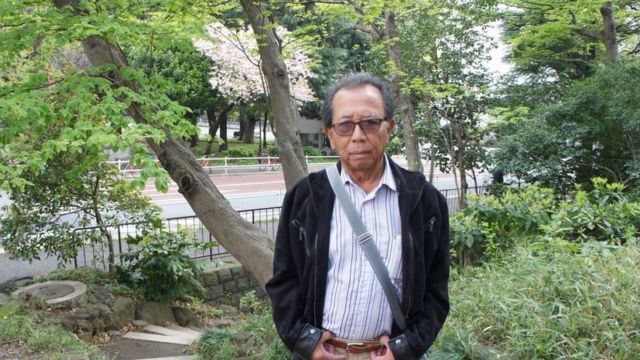 Tom Iljas, eksil di Swedia, berkunjung ke Jepang