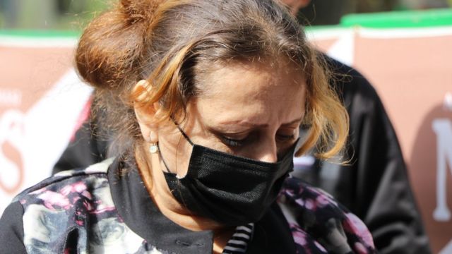 əlillik pensiyası kəsilənlər Bakıdakı Respublika Əlillərin Bərpa Mərkəzinin qarşısında