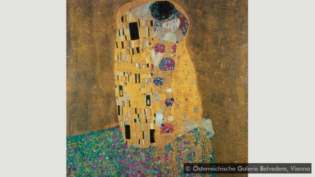 'O beijo', de Klimt