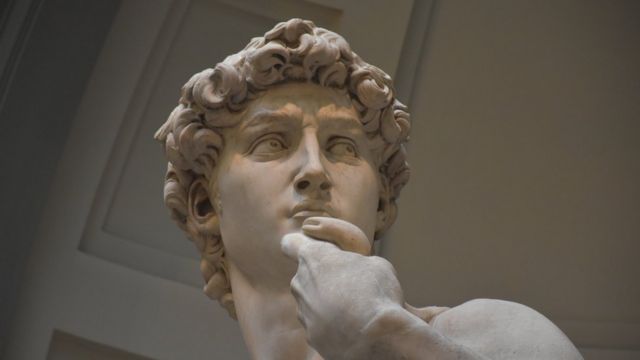 Escultura de Davi por Michelangelo em Florença