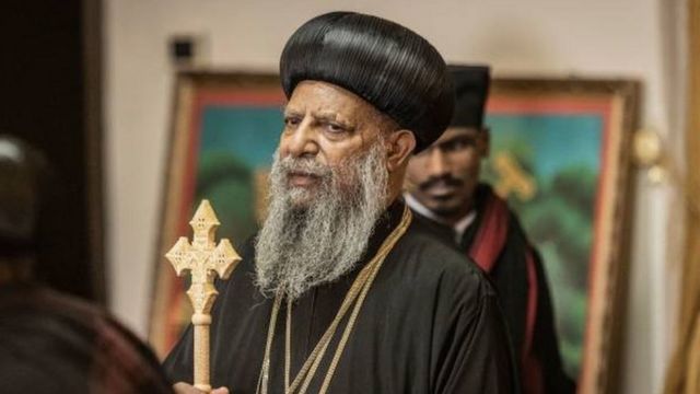 Bishop Matthias, head of the Ethiopian Orthodox Church