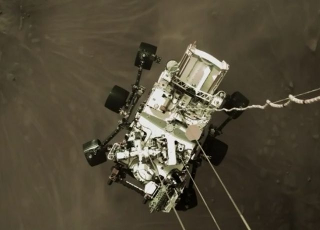 Perseverance: las imágenes que está enviando el robot de la NASA desde Marte - BBC News Mundo