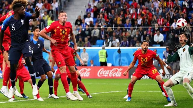 France 1 - 0 Belgium: Les Bleus Dey Go Russia 2018 Finals - BBC News Pidgin