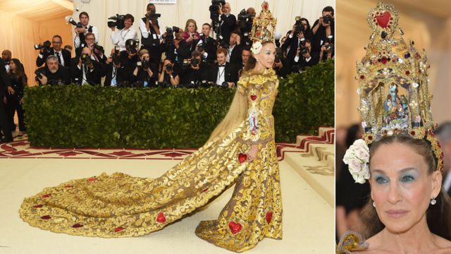 Met Gala 2018: 'Pope Rihanna di first' and oda cele dresses Met Gala - BBC News Pidgin