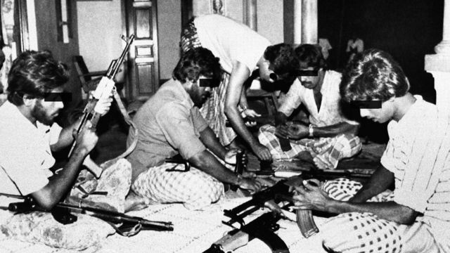 Tamil Tigers in Sri Lanka in 1986