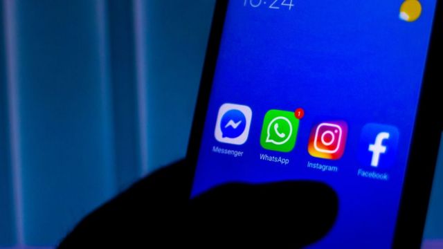 WhatsApp, Facebook, Instagram ve Messenger ikonları