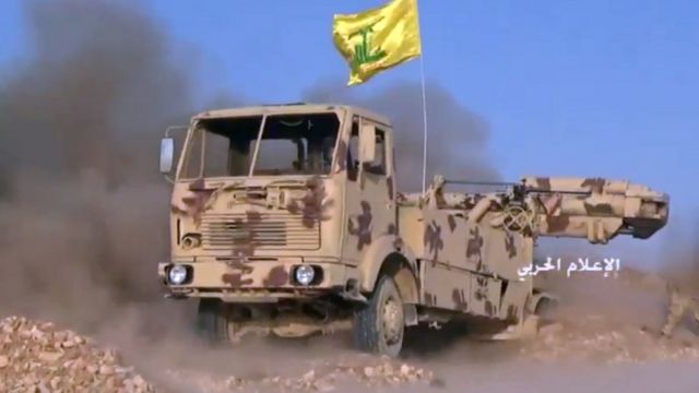 Hizbullah'a yakın medya organları, operasyondan görüntüler yayınladı.