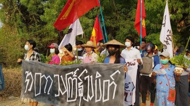 ဧပြီ ၁၃ ရက် မြင်းခြံ အတာသင်္ကြန်သပိတ်