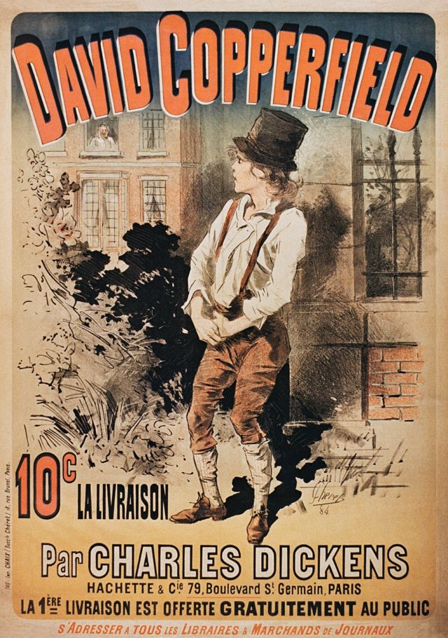 Póster literario de "David Copperfield"