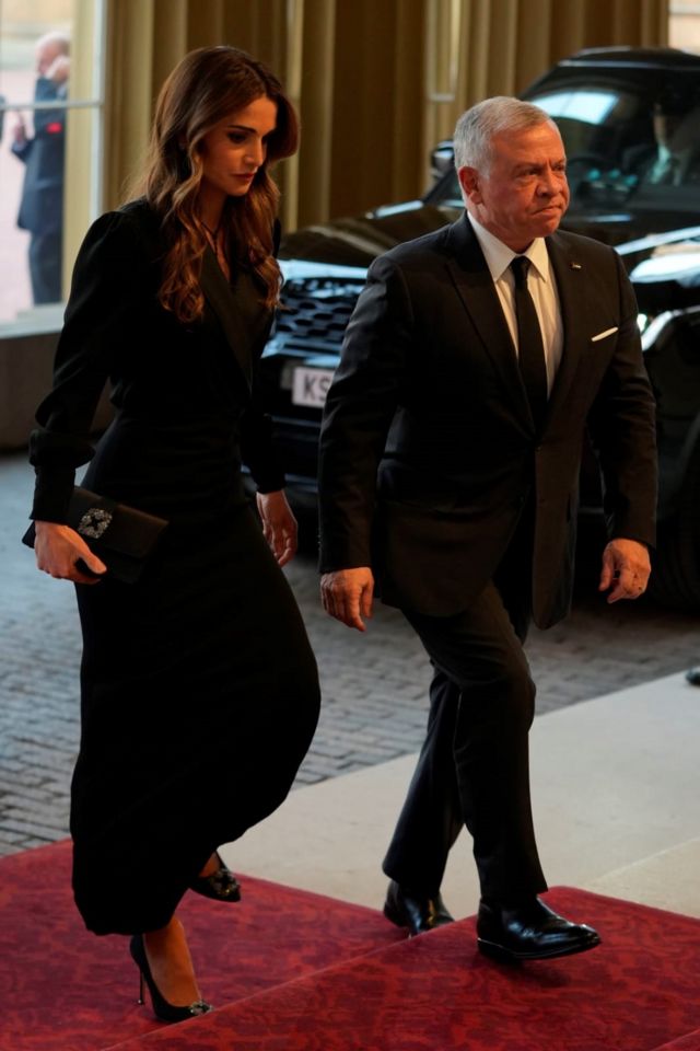 العاهل الأردني الملك عبد الله الثاني وزوجته الملكة رانيا