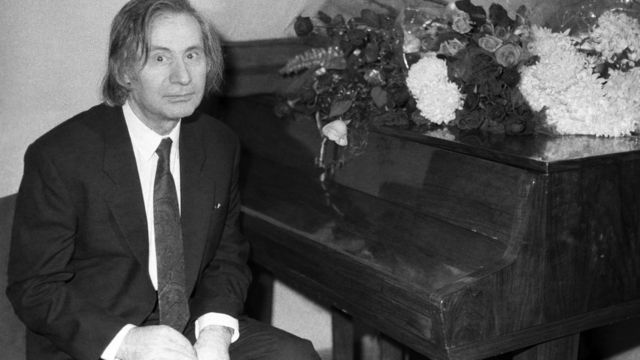 Альфред Шнитке после авторского концерта в Большом зале Московской консерватории. 1992 года.