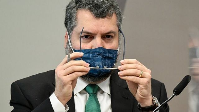 Ernesto Araújo na CPI