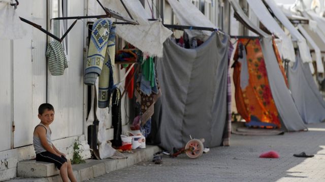 Campo de refugiados en Turquía