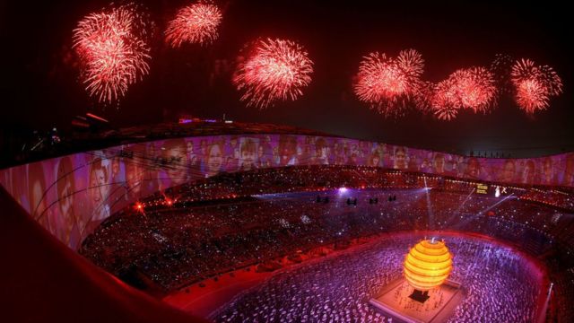 2008年8月，中国北京举办奥运会。(photo:BBC)