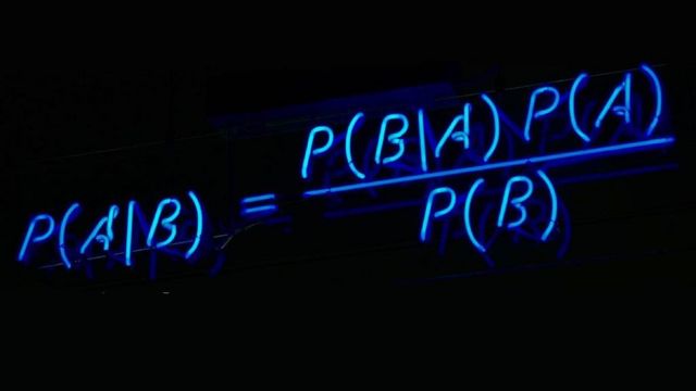 Fórmula del teorema de Bayes