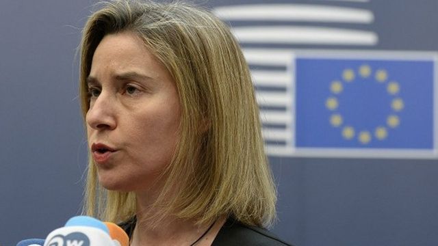Federica Mogherini, la chef de la diplomatie de l'Union européenne, a qualifié d'"ambitieux" le plan de relance de l'économie centrafricaine.