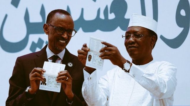 Paul Kagame na Idris Deby