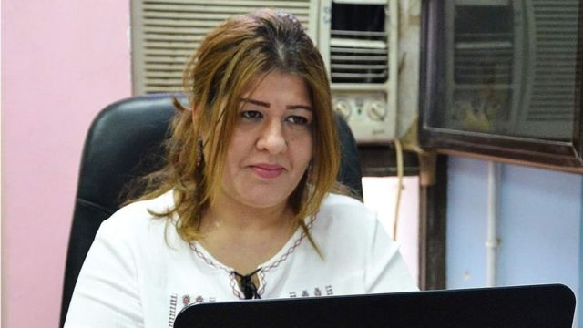 الصحفية العراقية أفراح شوقي