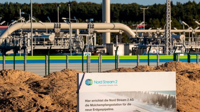 Estação de gás natural na Alemanha