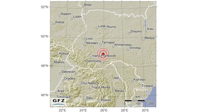 Землетрус в Україні