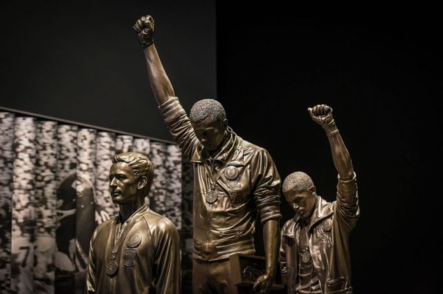 Estatua en el Museo de la Historia y Cultura Afroestadounidense.