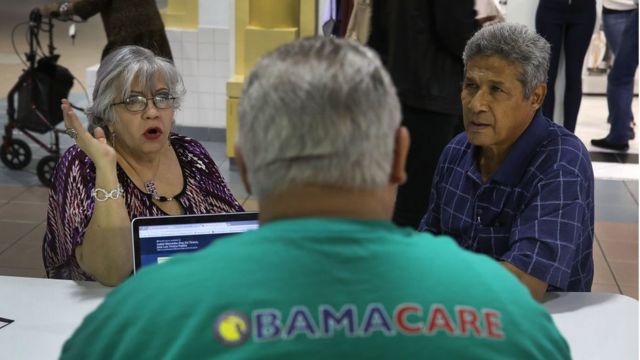 Inscripción en el Obamacare.