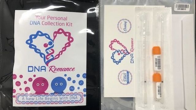 Kit de teste do DNA Romance