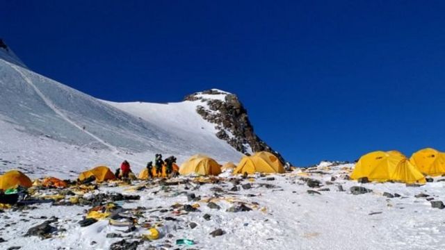 Campamento 4 en el Monte Everest