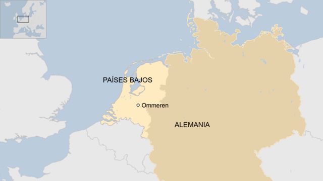 El mapa de la II Guerra Mundial que desató la búsqueda frenética de un  tesoro nazi en Países Bajos - BBC News Mundo