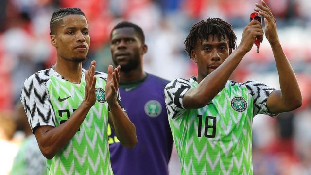 Super Eagles: See foto dem of di Nigeria World Cup jersey wey everybodi dey  talk about - BBC News Pidgin