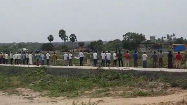 மனித சங்கிலி போராட்டம்